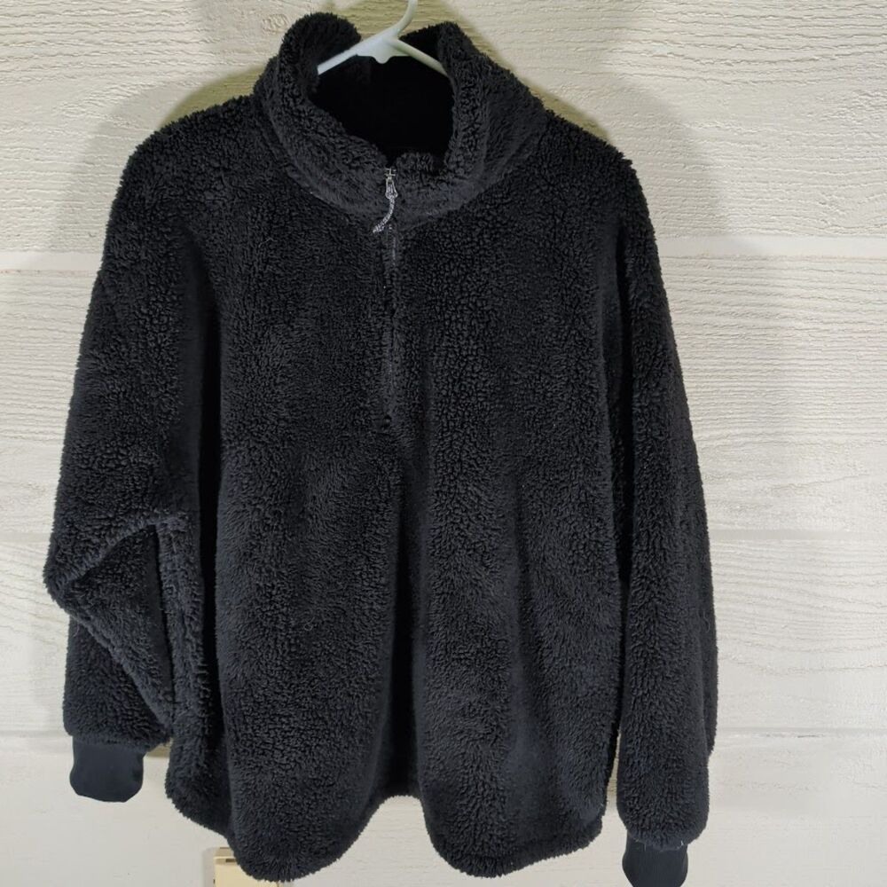 Eddie Bauer Women's Black Sherpa Fleece